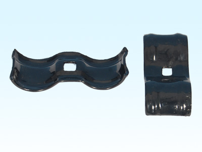 Black Powder Coated Kennel Clamp