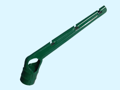 Green Powder Coated Barb Arm