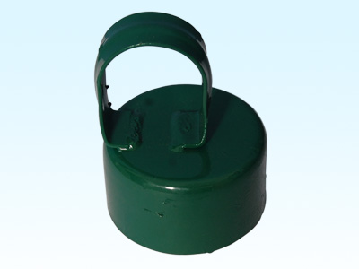 Green Powder Coated Loop Cap