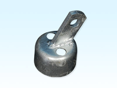 Combo Rail End - Pressed Steel - 2 Hole